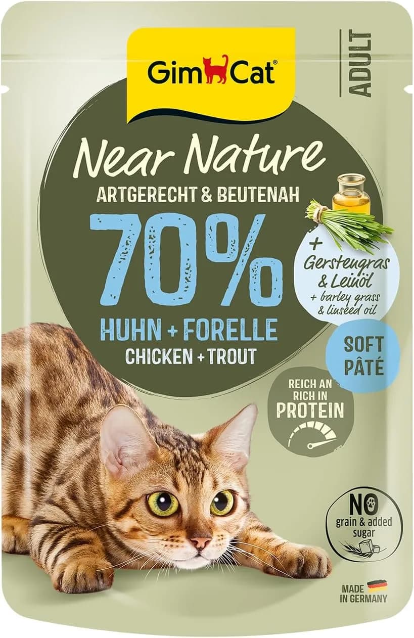 GimCat Near Nature Tavuklu&Alabalıklı 85 Gr