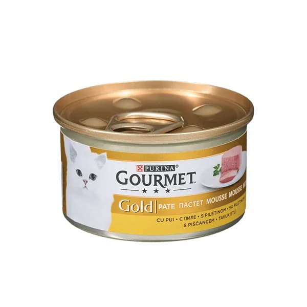 Purina Gourmet Gold Tavuklu 85 Gr – Yetişkin Kedi Konserve Maması