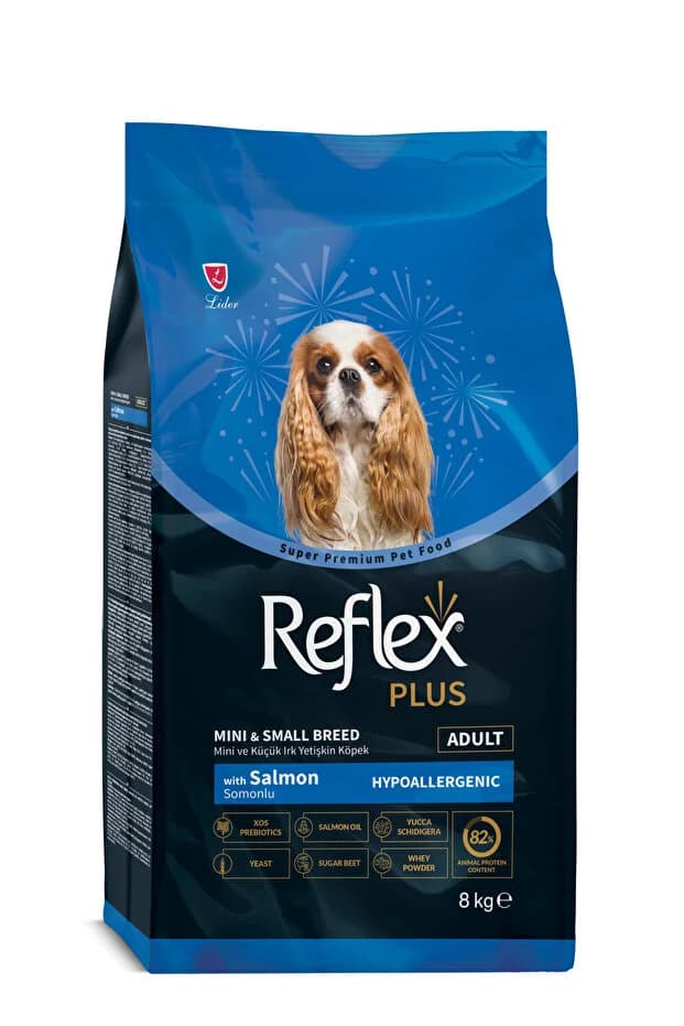 Reflex Plus Hipoalerjenik Mini ve Küçük Irklar için Somonlu Yetişkin Köpek Maması 8 kg