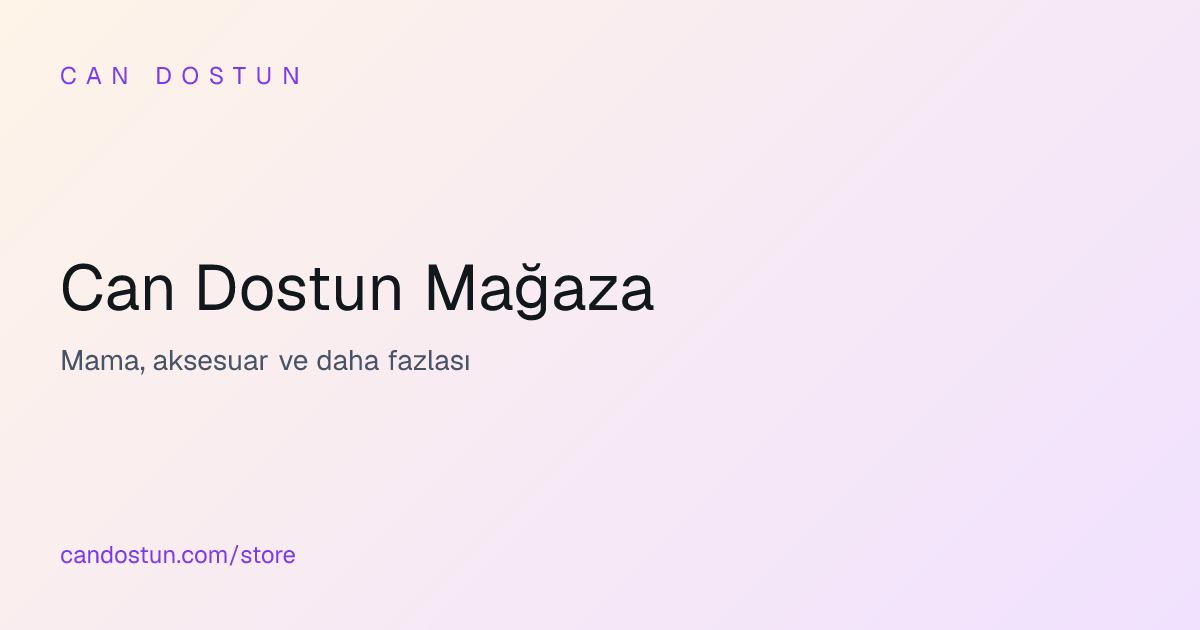 Kedi Kuru Mamaları | Can Dostun Mağaza | Can Dostun